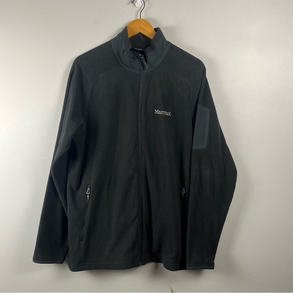 Marmot men’s Polartec Fleece Jacket Full-Zip Black Large